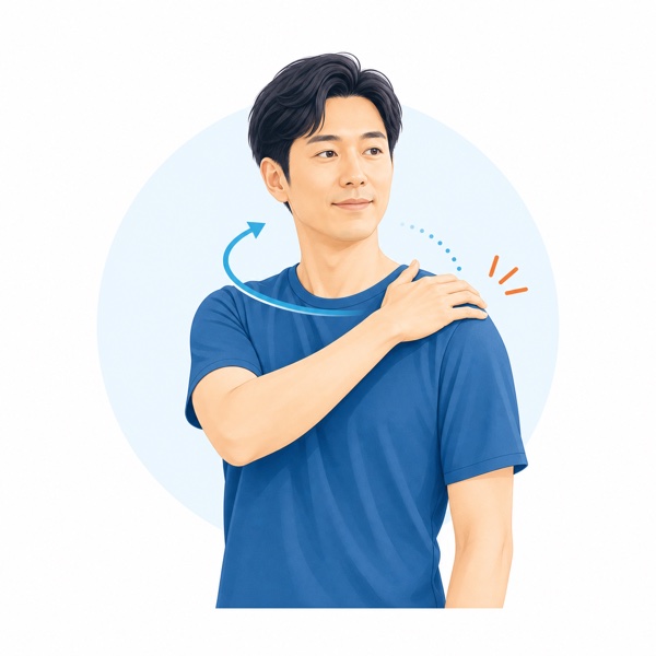 首や肩の重さ・動かしにくさのイメージ